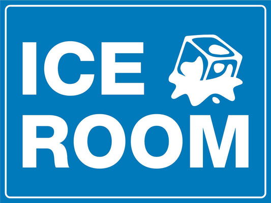 Ice Room Sign