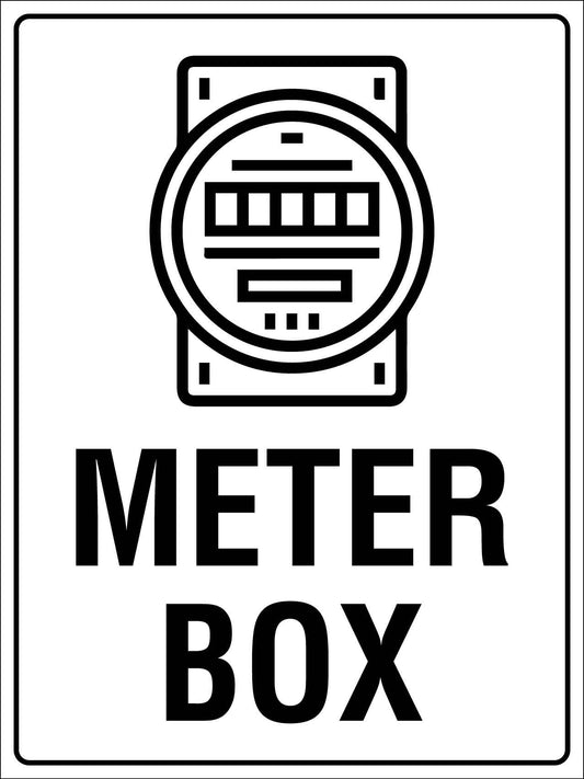 Meter Box Sign