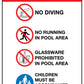 Pool Rules 1 Sign