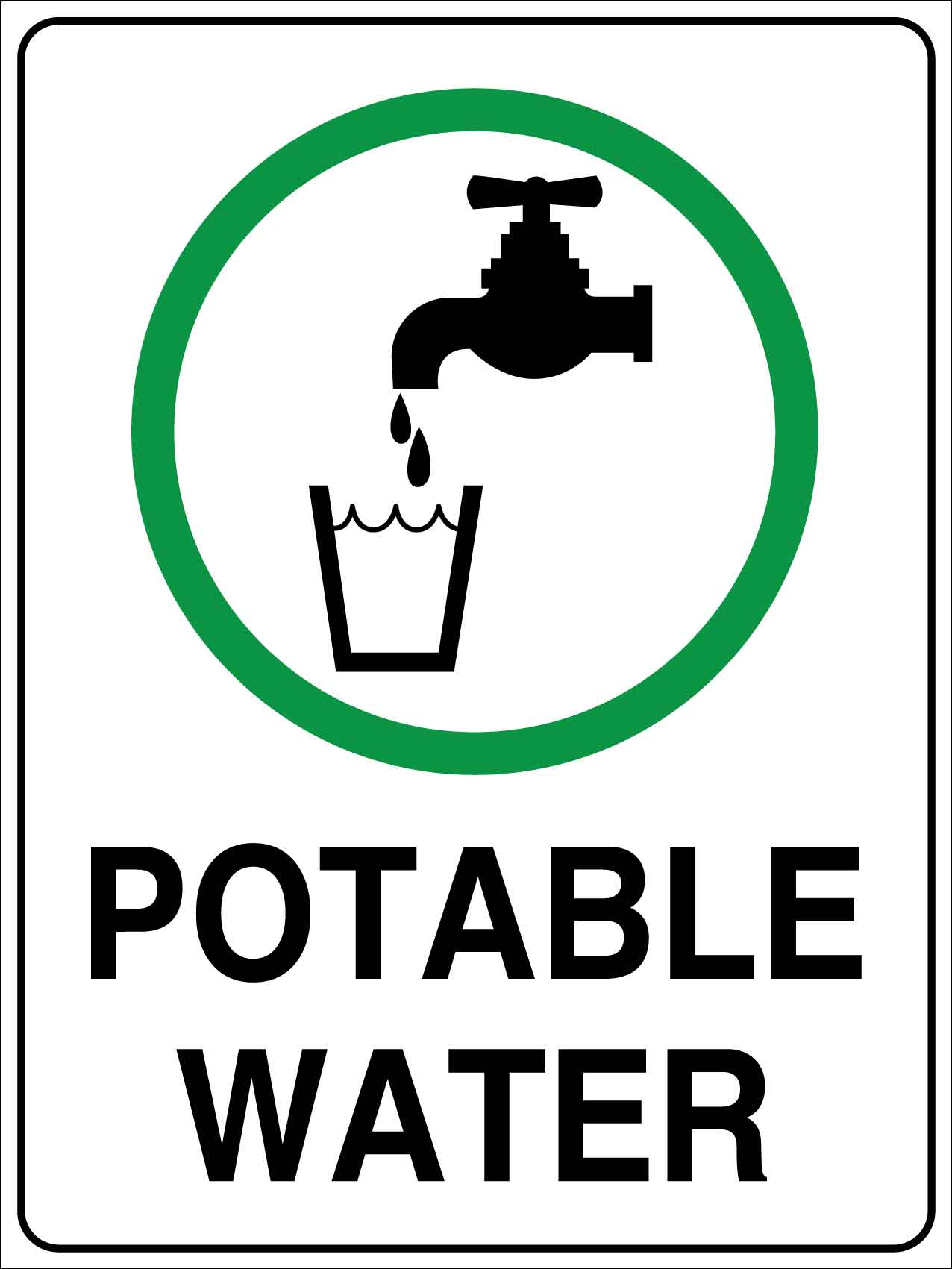 Potable Water Sign