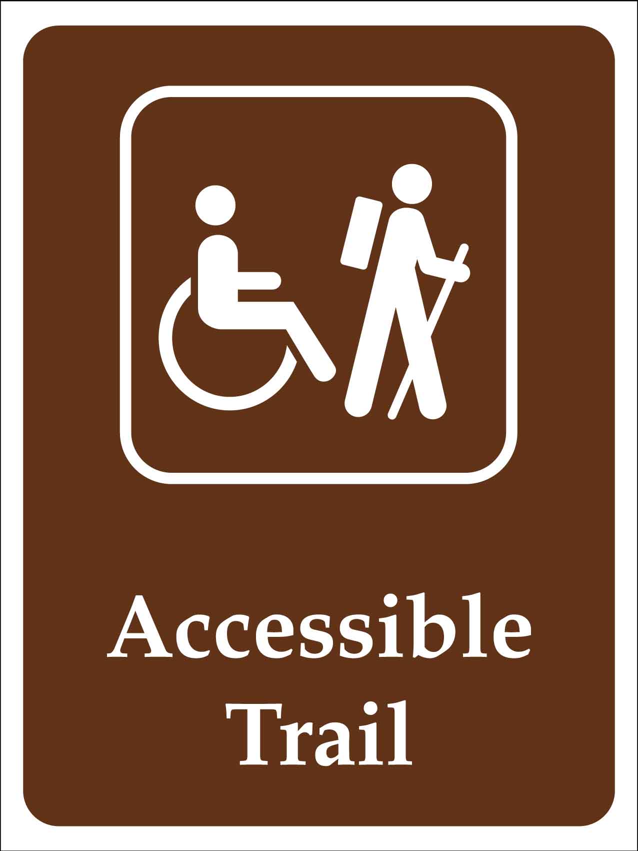 Accessible Trail Campground Sign - New Signs