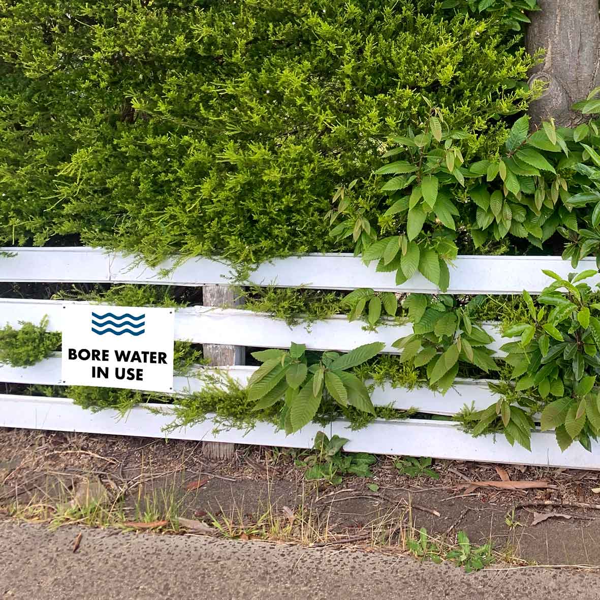 Bore Water In Use - Waves Sign - New Signs