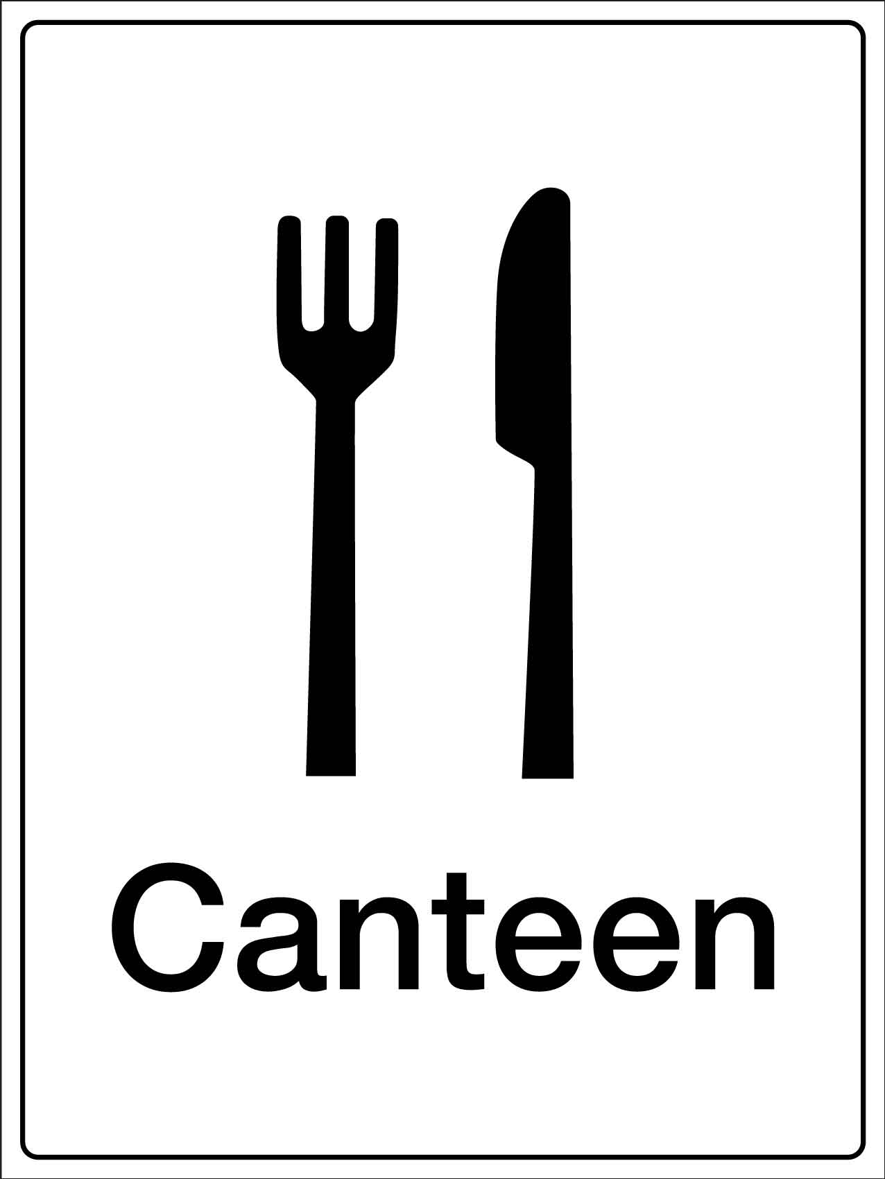Canteen Sign - New Signs