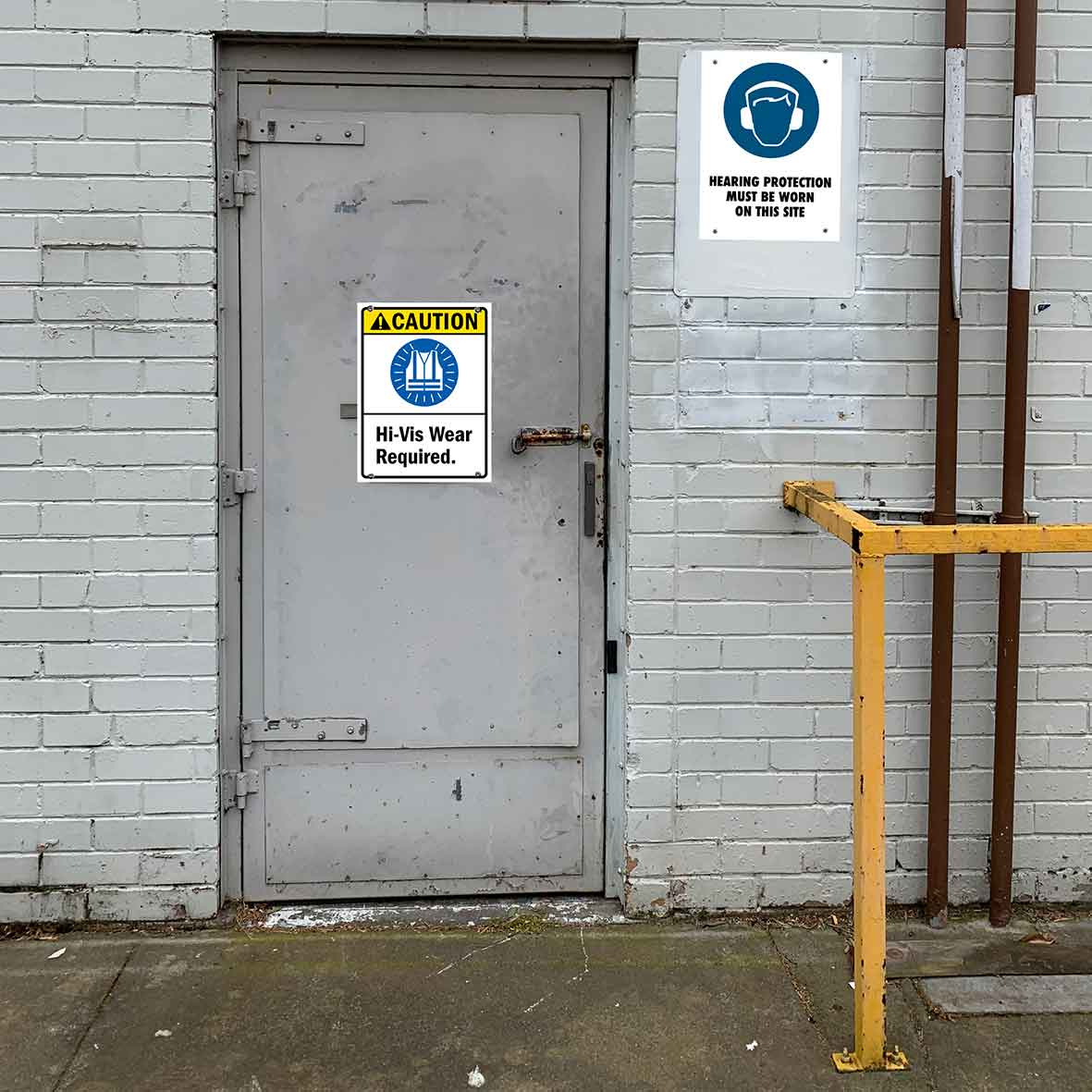 Caution Hi - Vis Wear Required Sign - New Signs