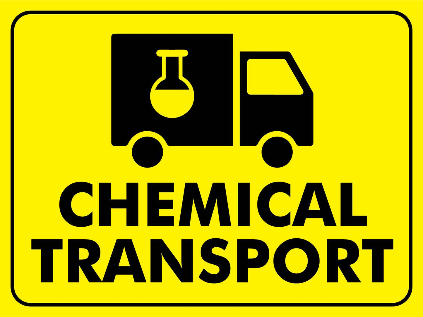 Chemical Transport Sign - New Signs