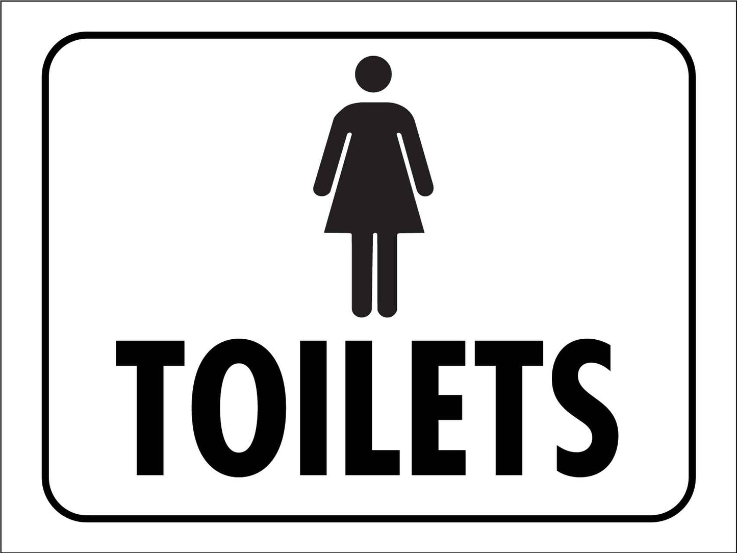Female Toilet Sign - New Signs