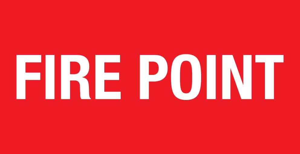 Fire Point Small Sign - New Signs