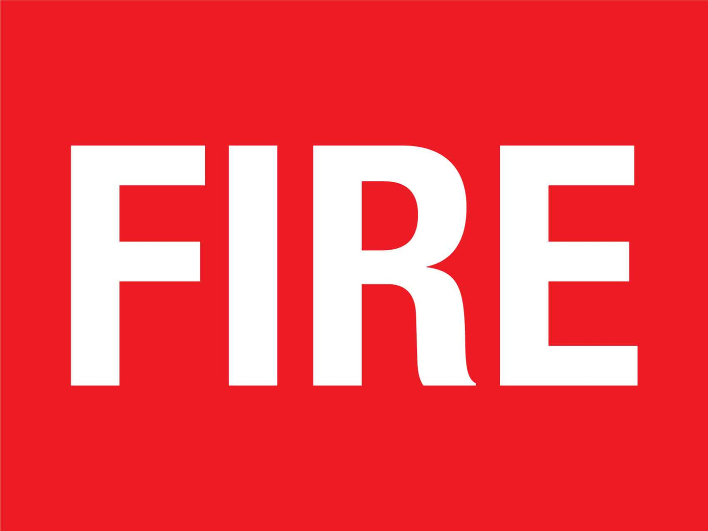 Fire Sign - New Signs