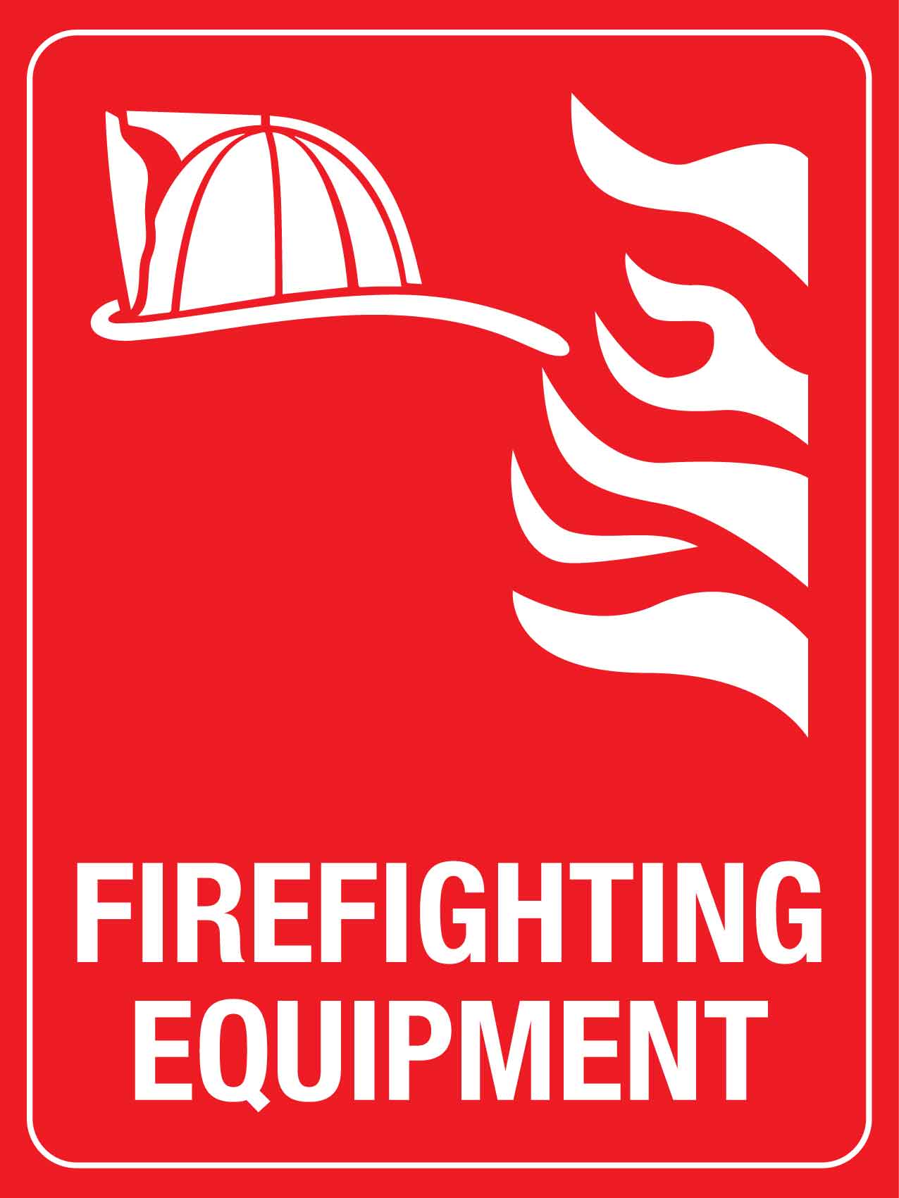 FireFighting Equipment Sign - New Signs