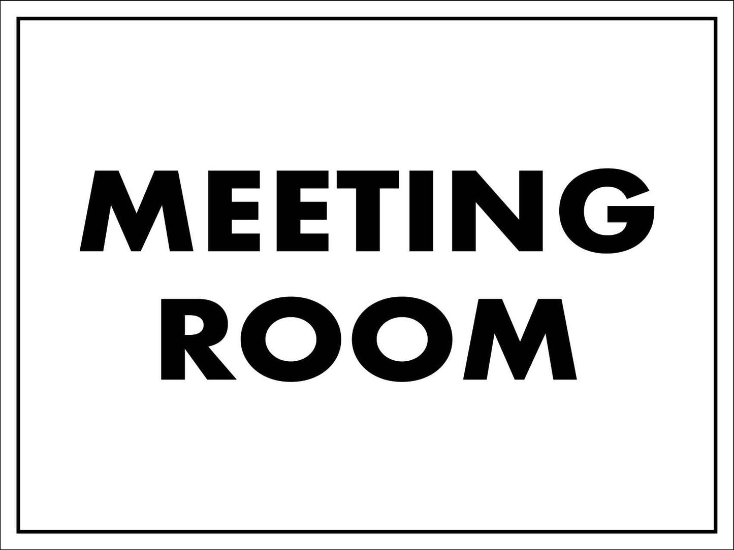 Meeting Room Sign - New Signs