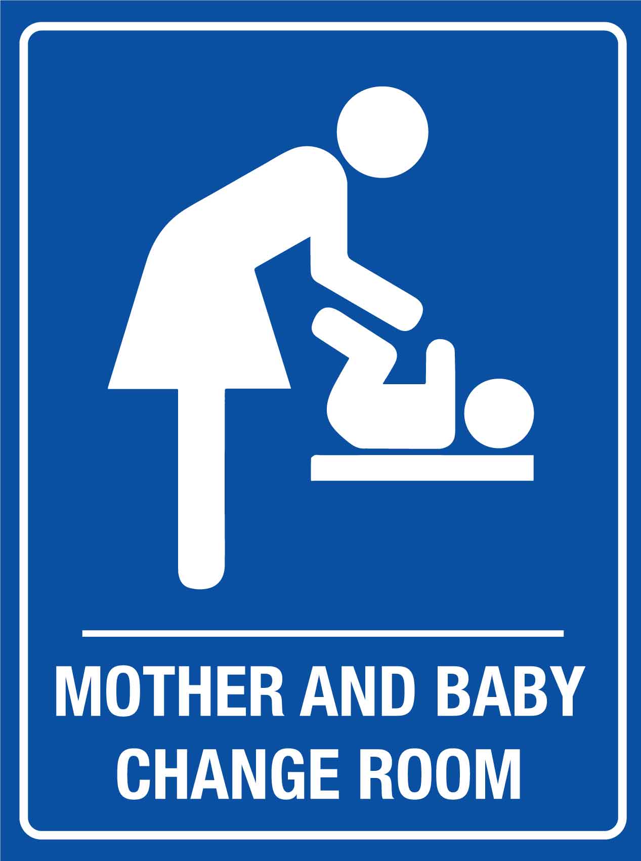 Mother and Baby Change Room Sign - New Signs