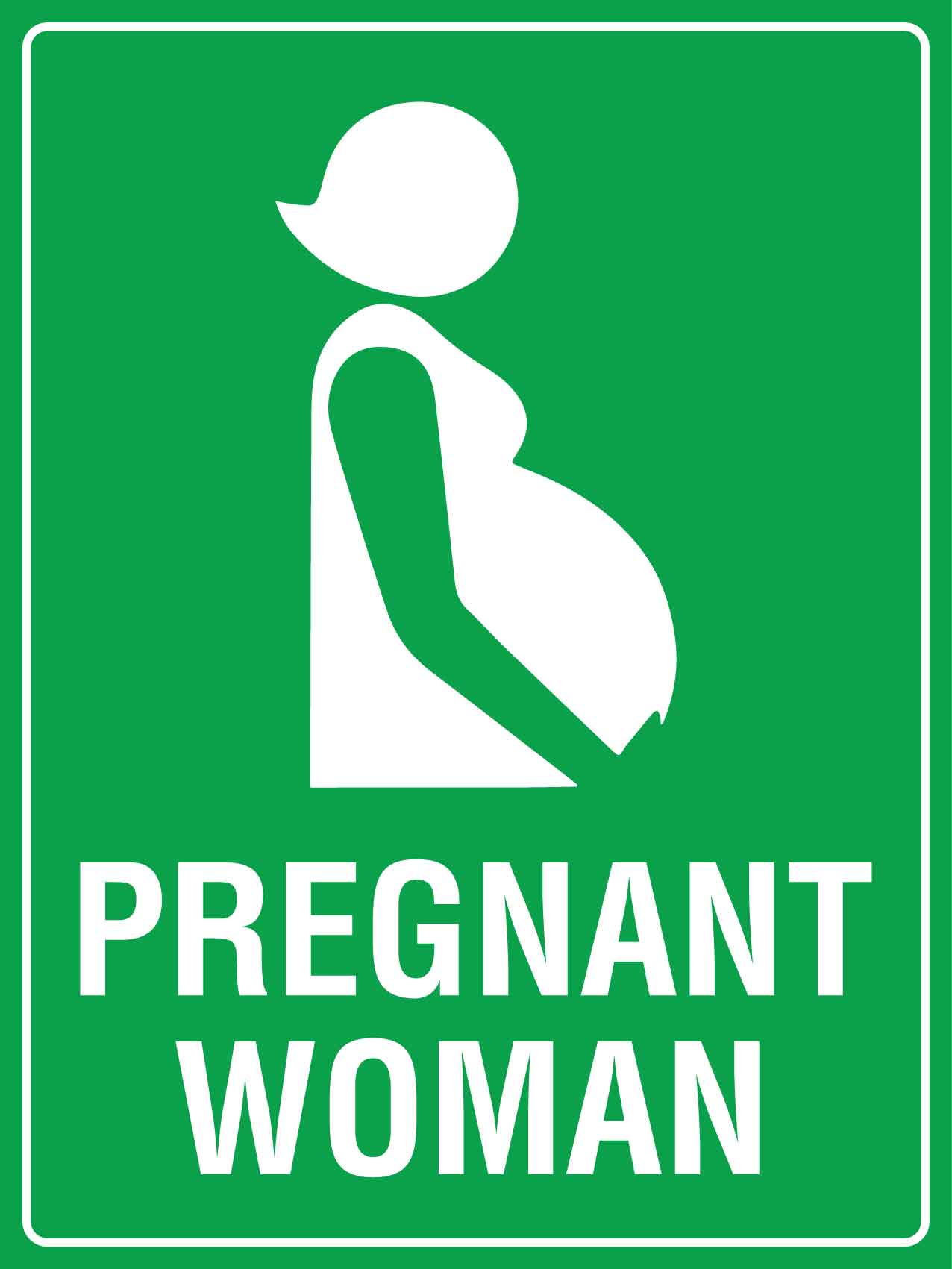 Pregnant Woman Sign - New Signs