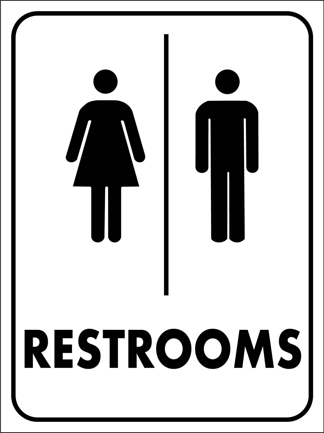Restroom Sign - New Signs