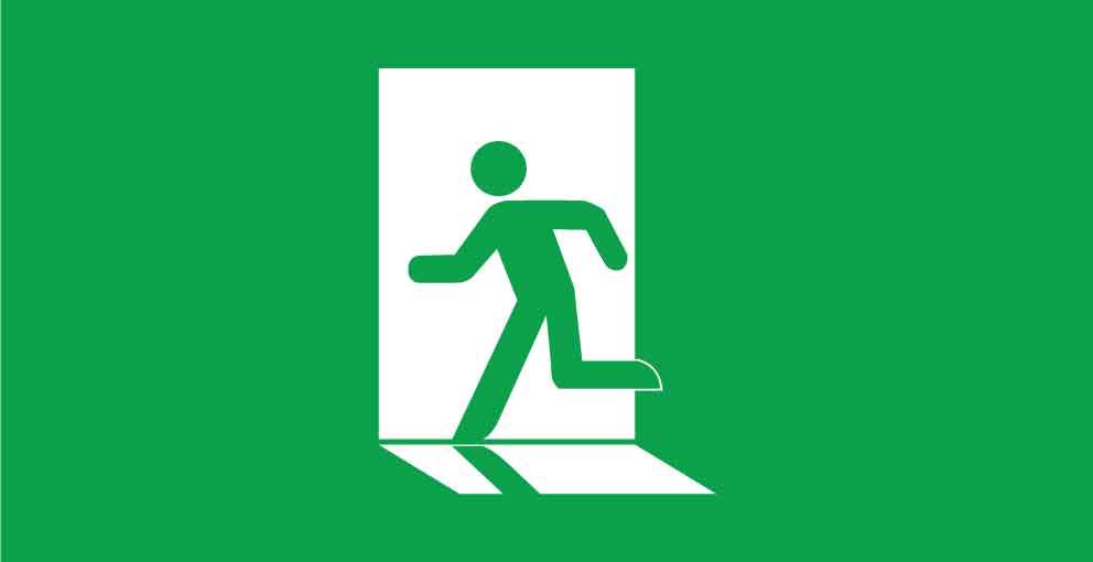 Running Man Small Sign - New Signs