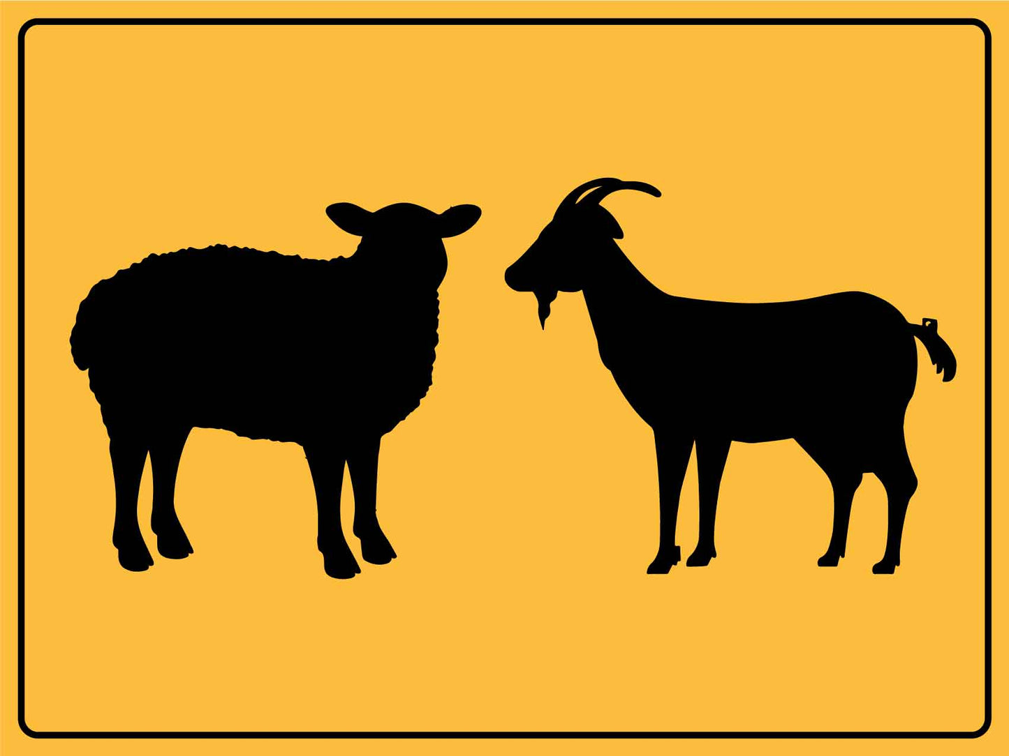 Sheep & Goat Sign - New Signs