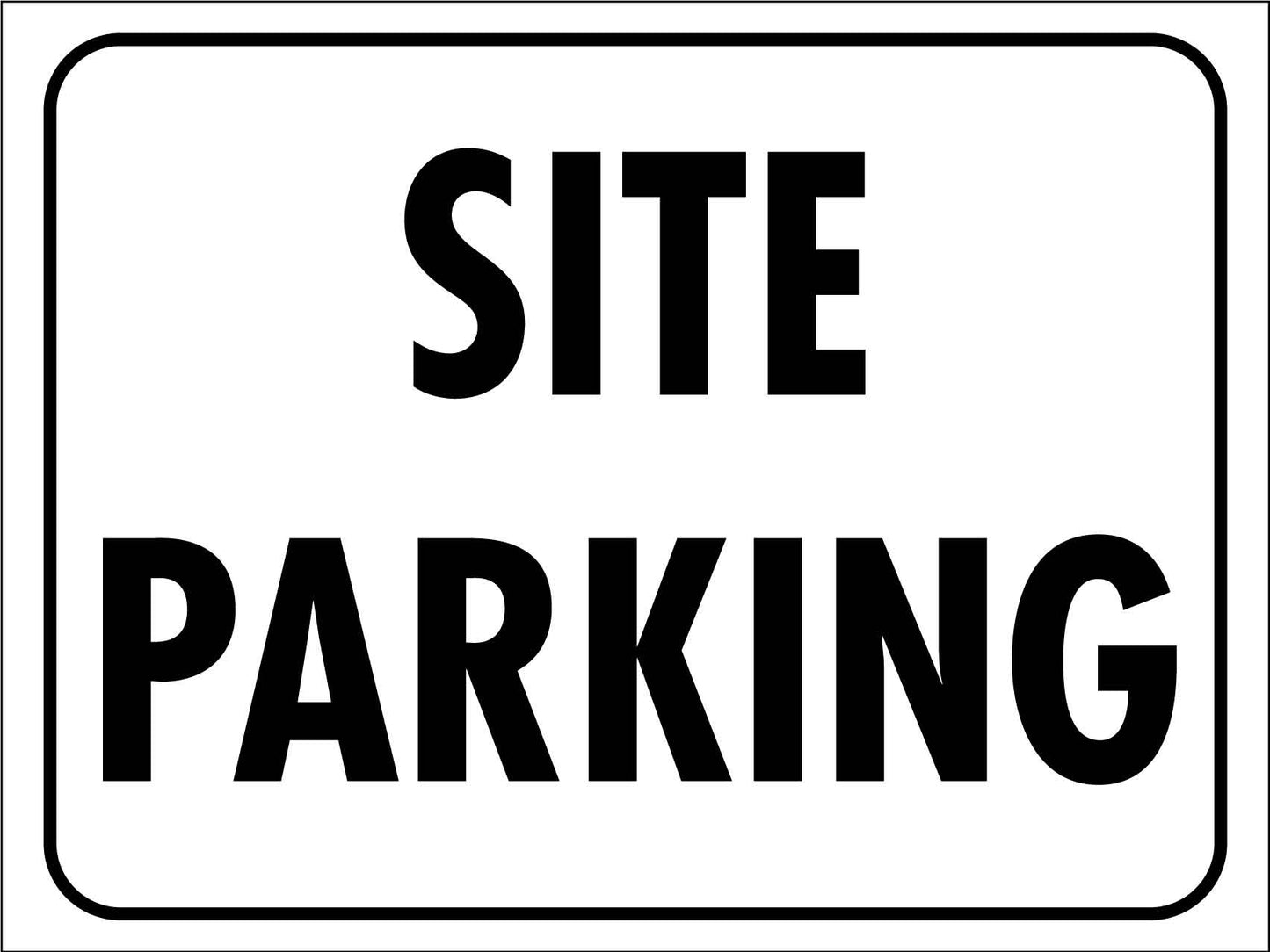 Site Parking Sign - New Signs