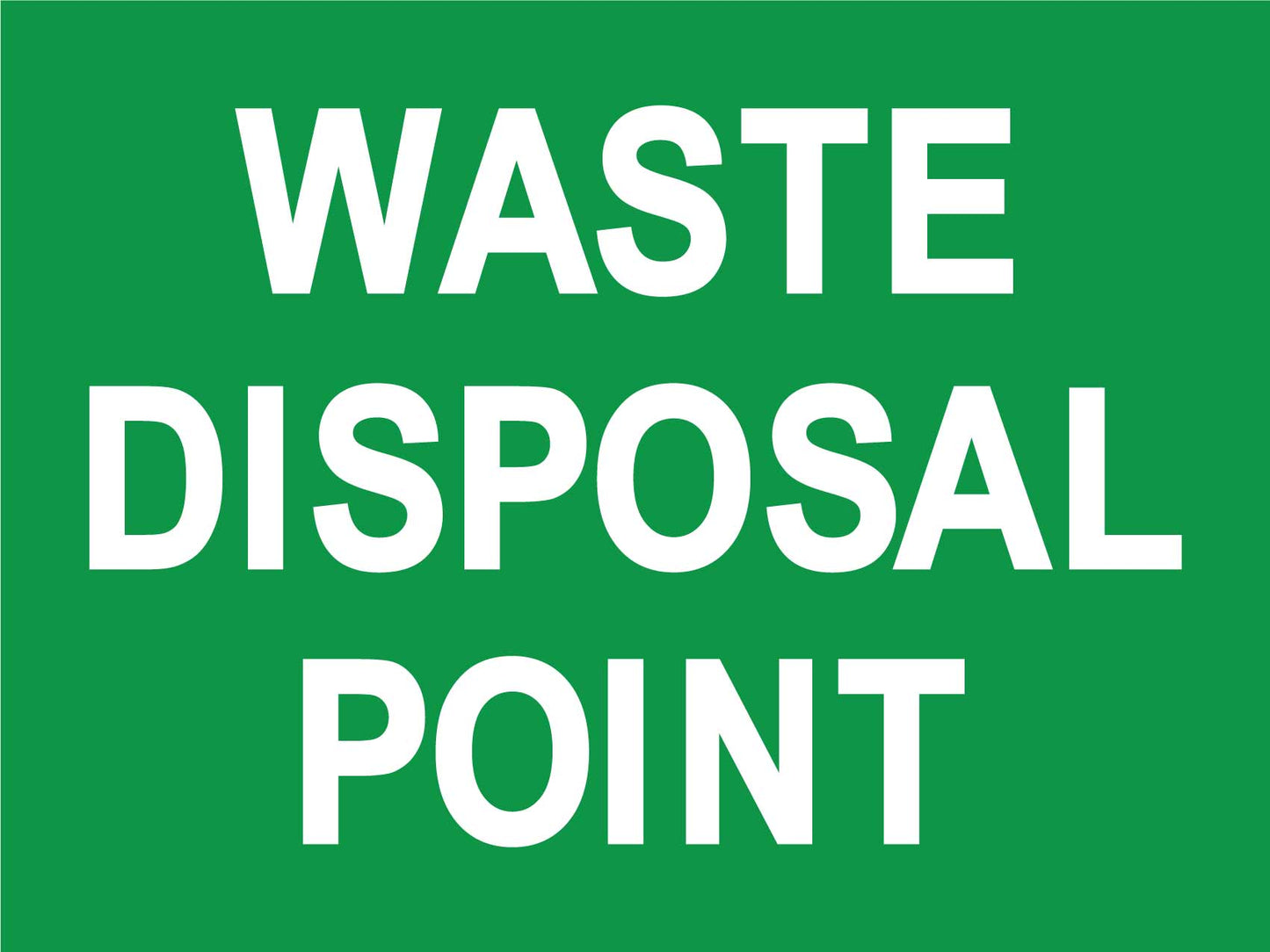 Waste Disposal Point Sign - New Signs