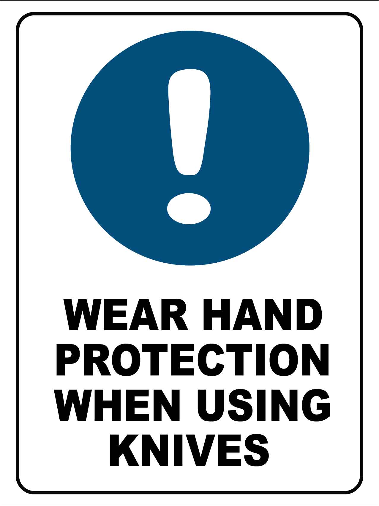 Wear Hand Protection Sign - New Signs