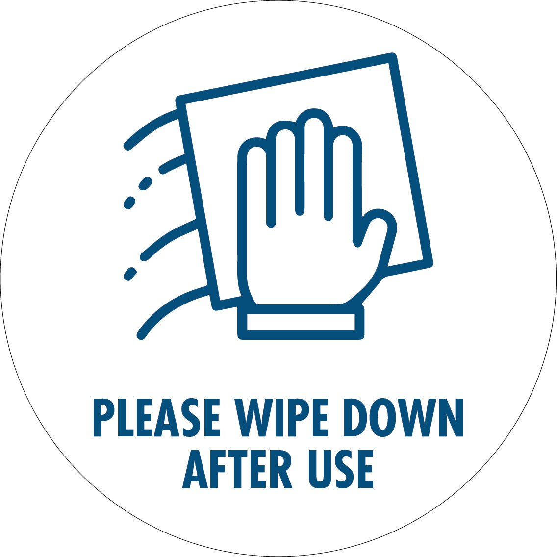 Wipe Down Decal - New Signs