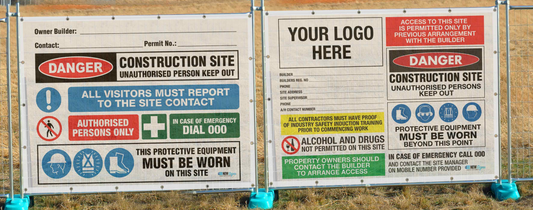 Keep Your Site Safe with Our New Mesh Banner Site Entry Sign Range