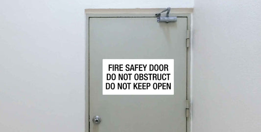 The Importance of Fire Safety Door Signs: Protecting Lives and Property