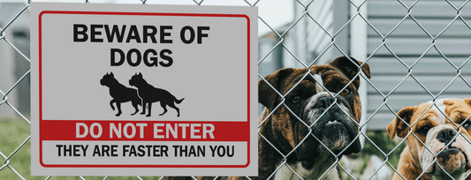 Beware of Dog Signs: A Must-Have for Responsible Dog Owners - New Signs