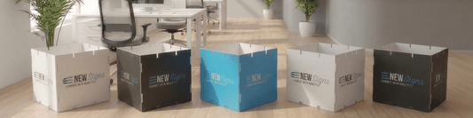 Custom Stackable Corflute Cubes: The Modular Display Solution Your Brand Has Been Waiting For - New Signs