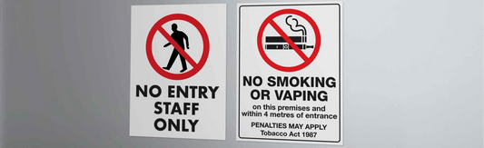 No Means No: The Safety Power of Prohibition Signs at Work - New Signs