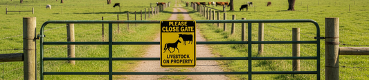Shut the Gate Signs: Essential Signage for Australian Properties