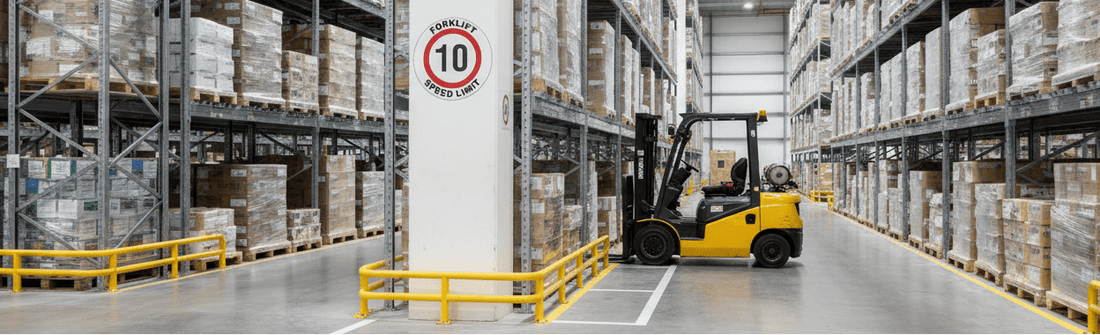Speed Restriction Signs: Essential Traffic Control for Private Properties, Construction Sites & Industrial Facilities - New Signs