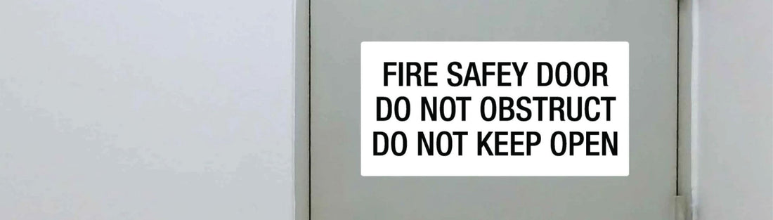 The Importance of Fire Safety Door Signs: Protecting Lives and Property - New Signs