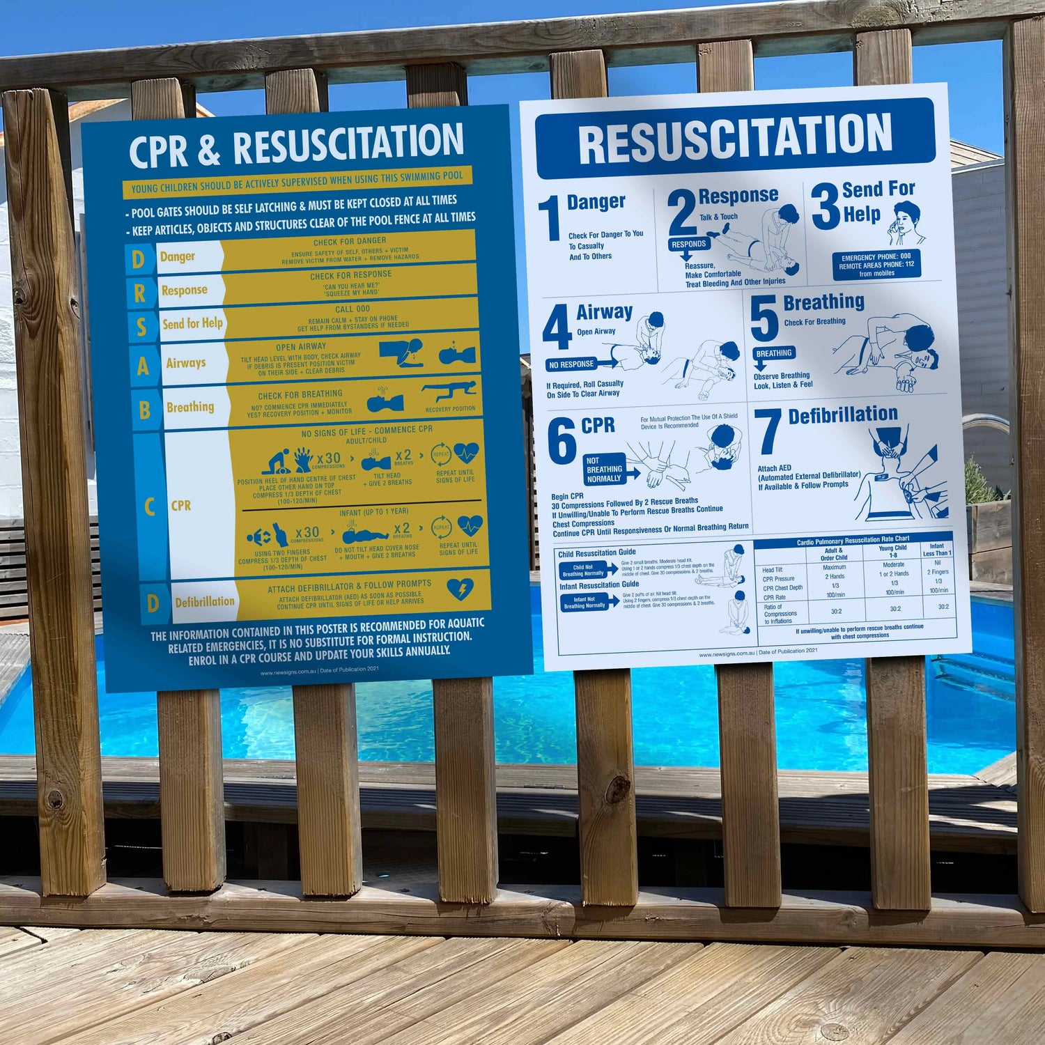 Swimming Pools Signs – New Signs