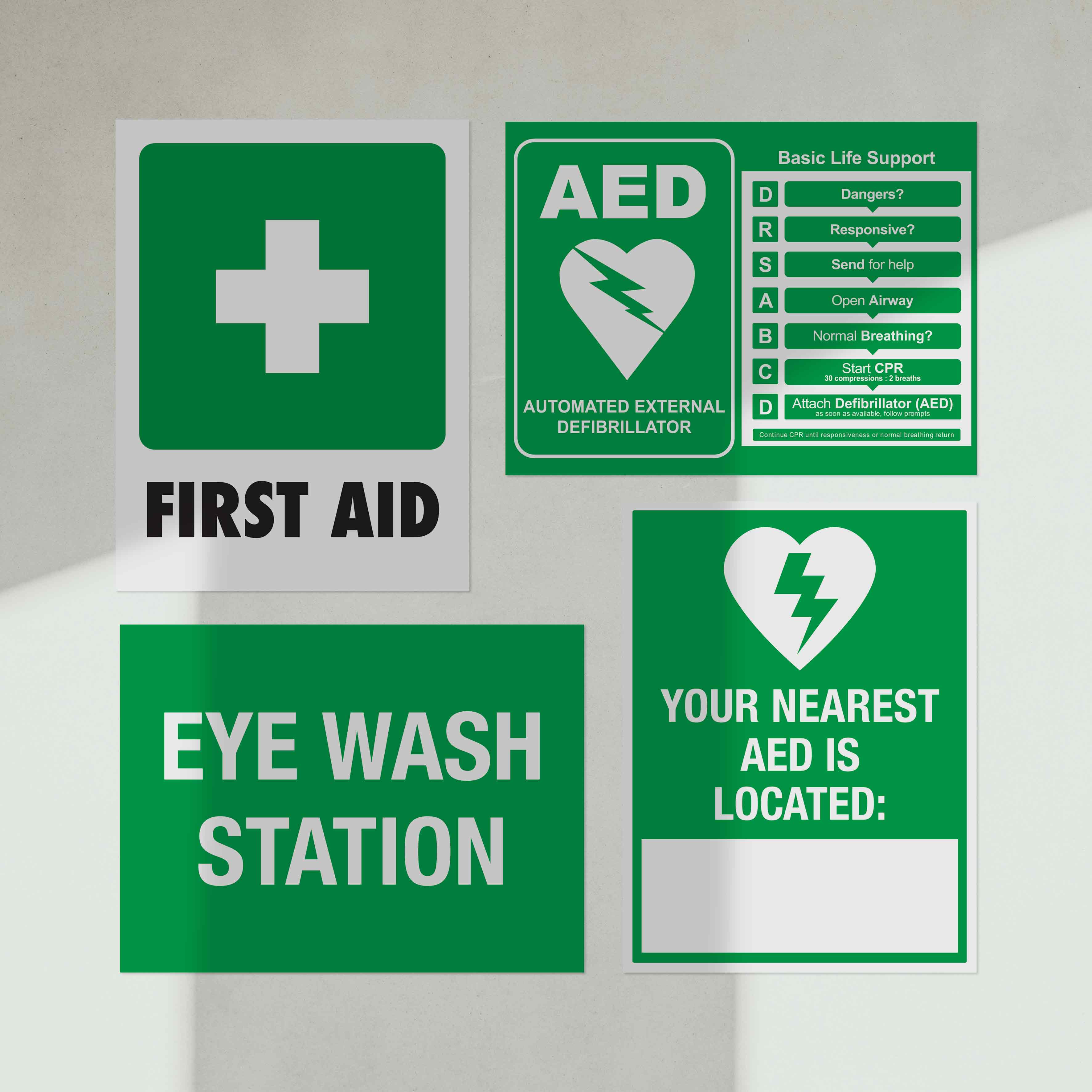 First Aid Signs for Workplace Safety & Compliance | NewSigns.com.au ...