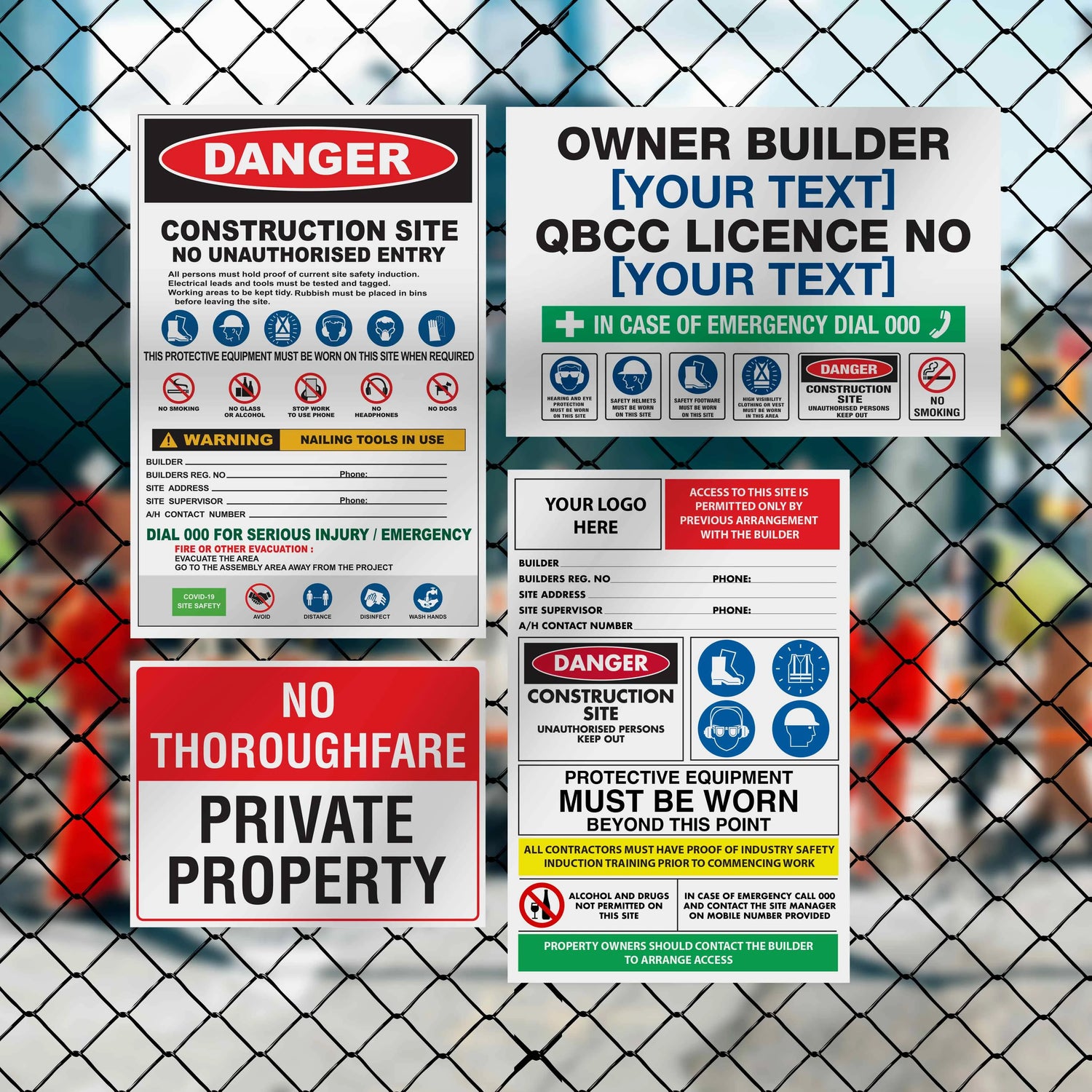 Compulsory Signs – New Signs