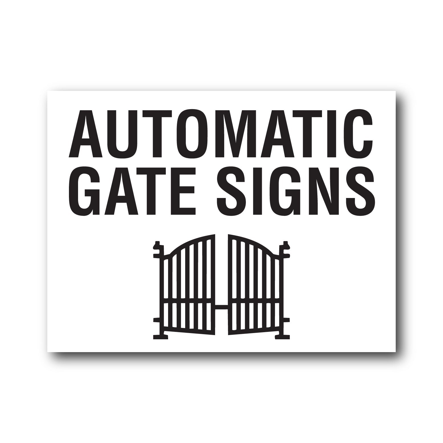 Gate Signs | Shut the Gate Sign – New Signs