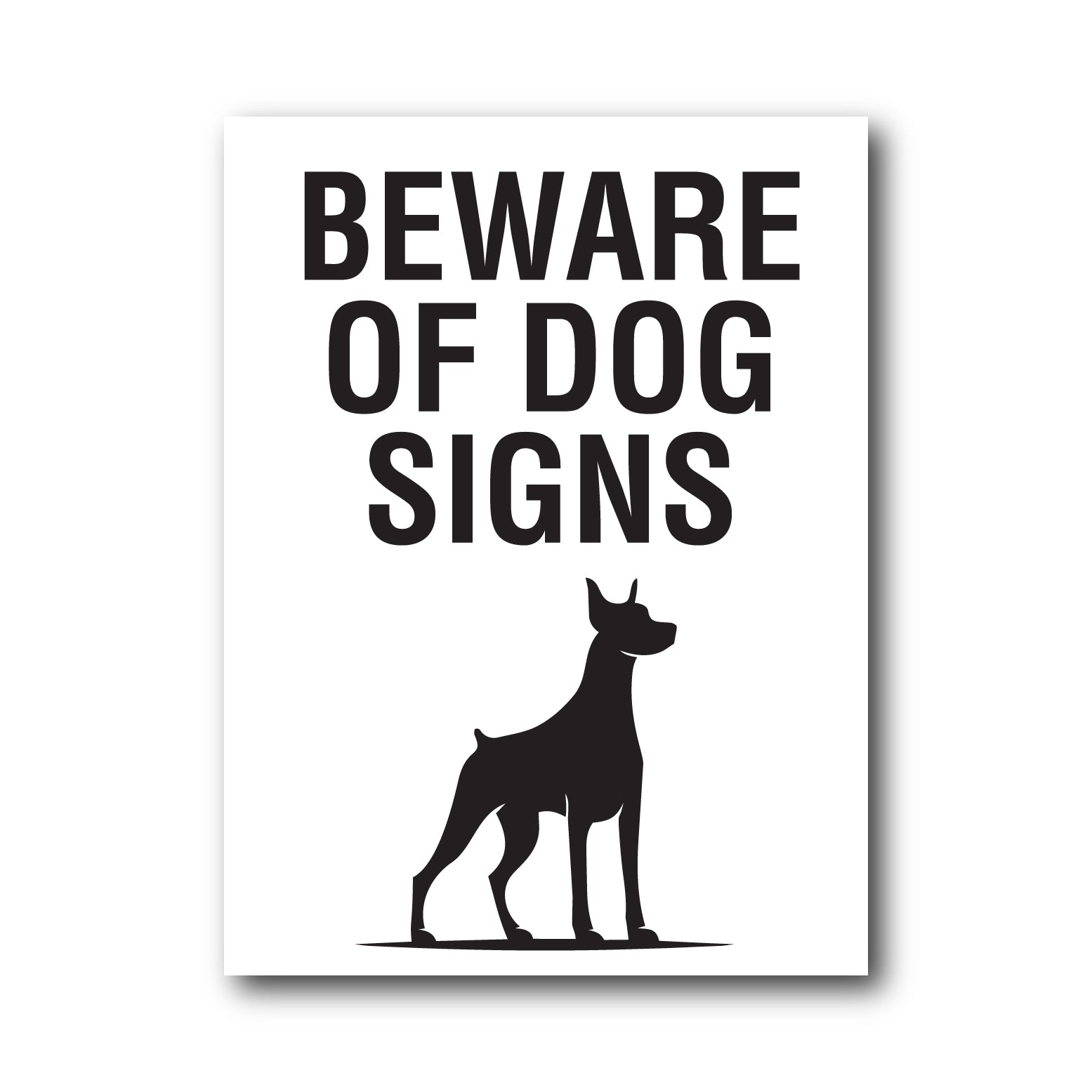 Beware Signs Beware of Dog Signs | Dog Danger and Warning Signs – New Signs