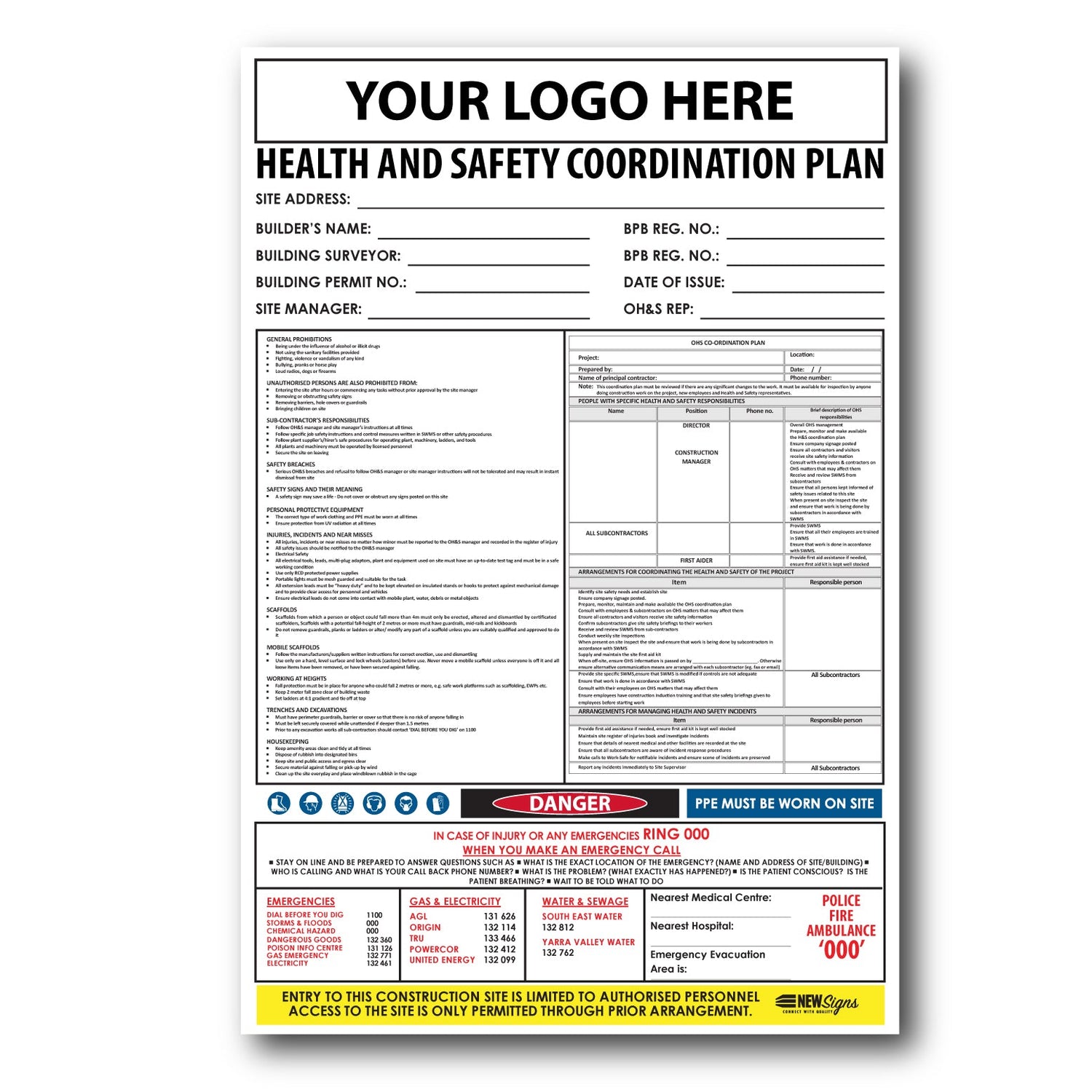 Construction Signs Collection – New Signs