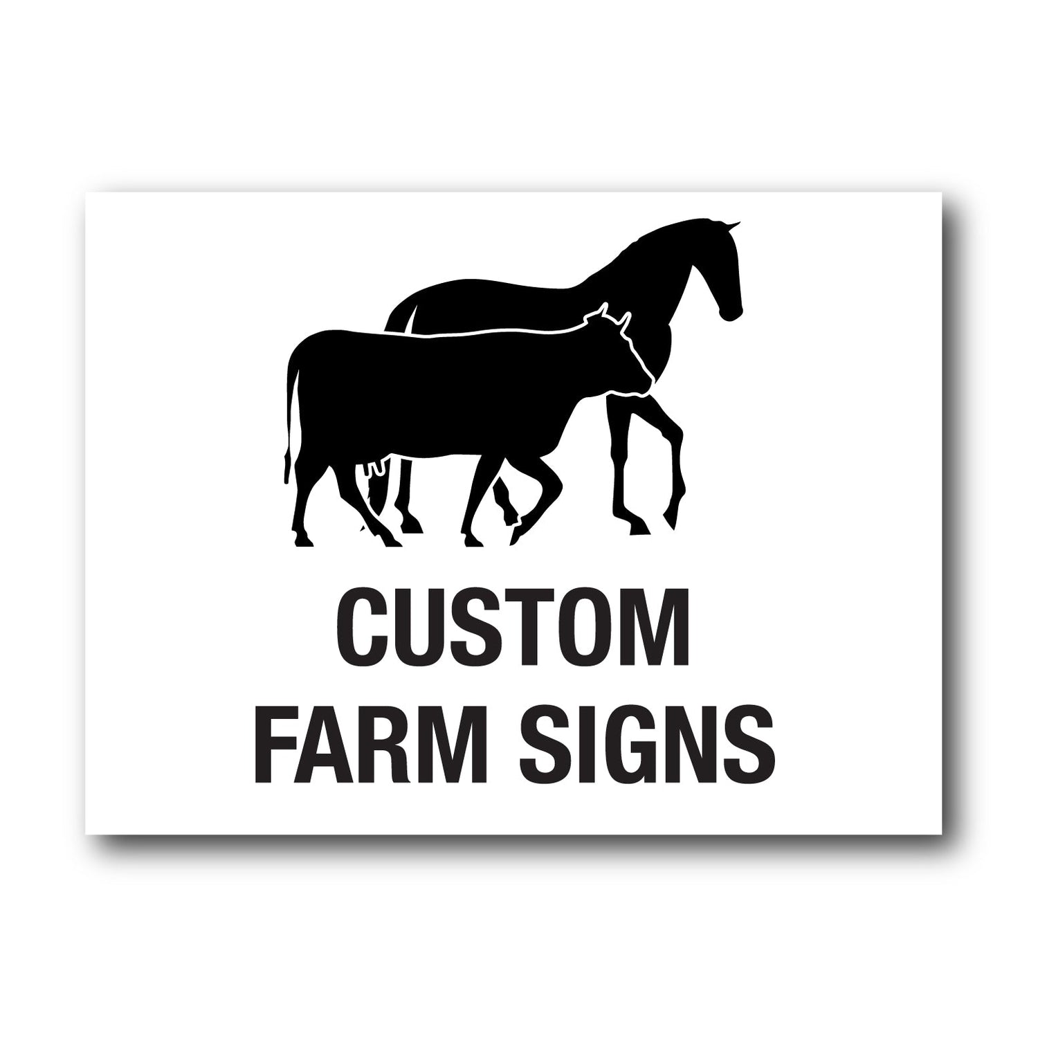 Custom Farm Signs - New Signs