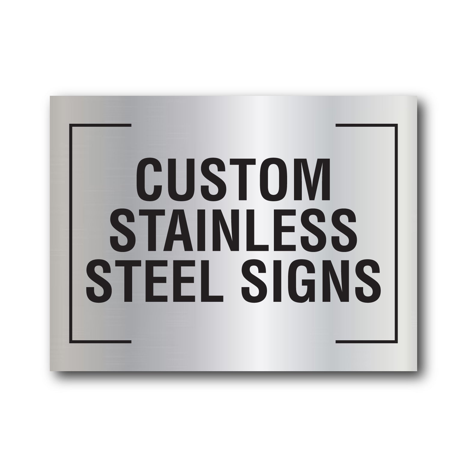 Custom Stainless Steel Signs – New Signs