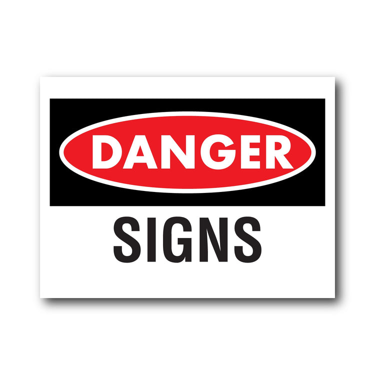 Safety Signs Collection – New Signs