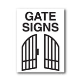 Gate Signs | Shut the Gate Sign – New Signs