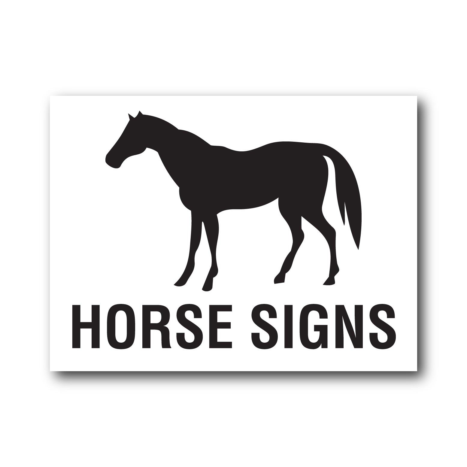 Horse Signs Australia | Buy Warning, Caution, Riding Horse Sign Online ...