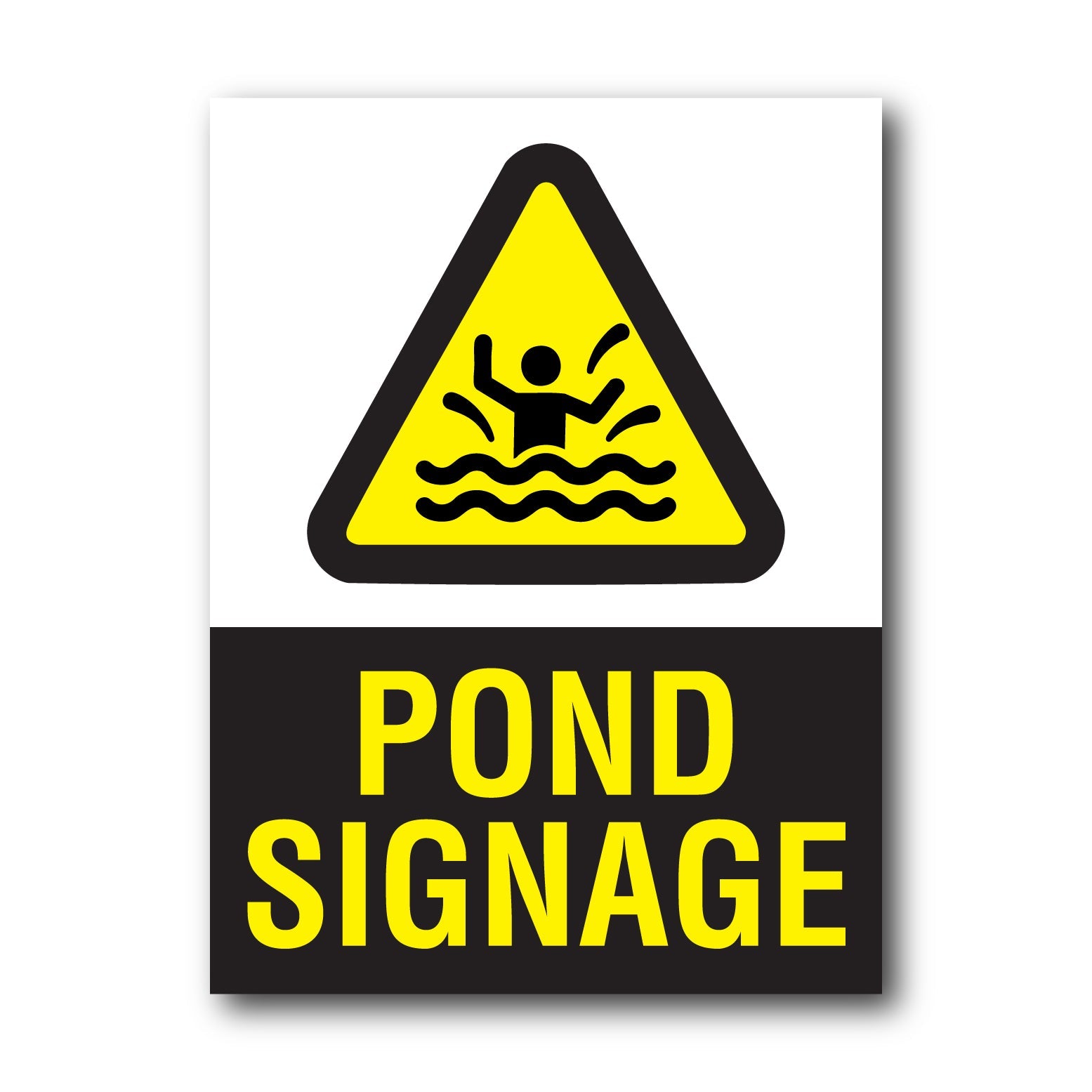 Water Collection Sign Water Signs | Bore Water Signs | Pond Signs – New Signs