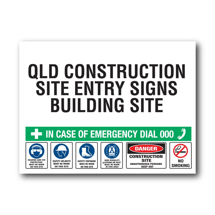 Construction Site Entry Signs – New Signs
