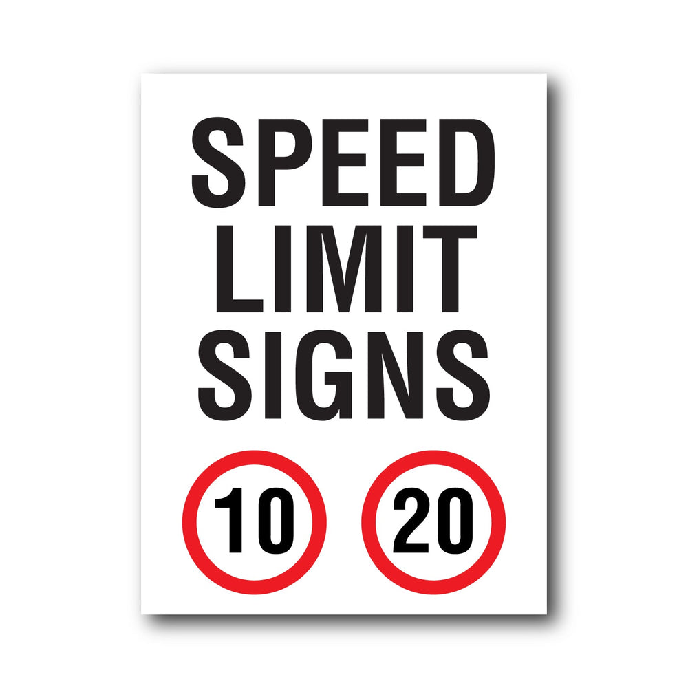 Speed Restriction Signs | Speed Limit Signs – New Signs