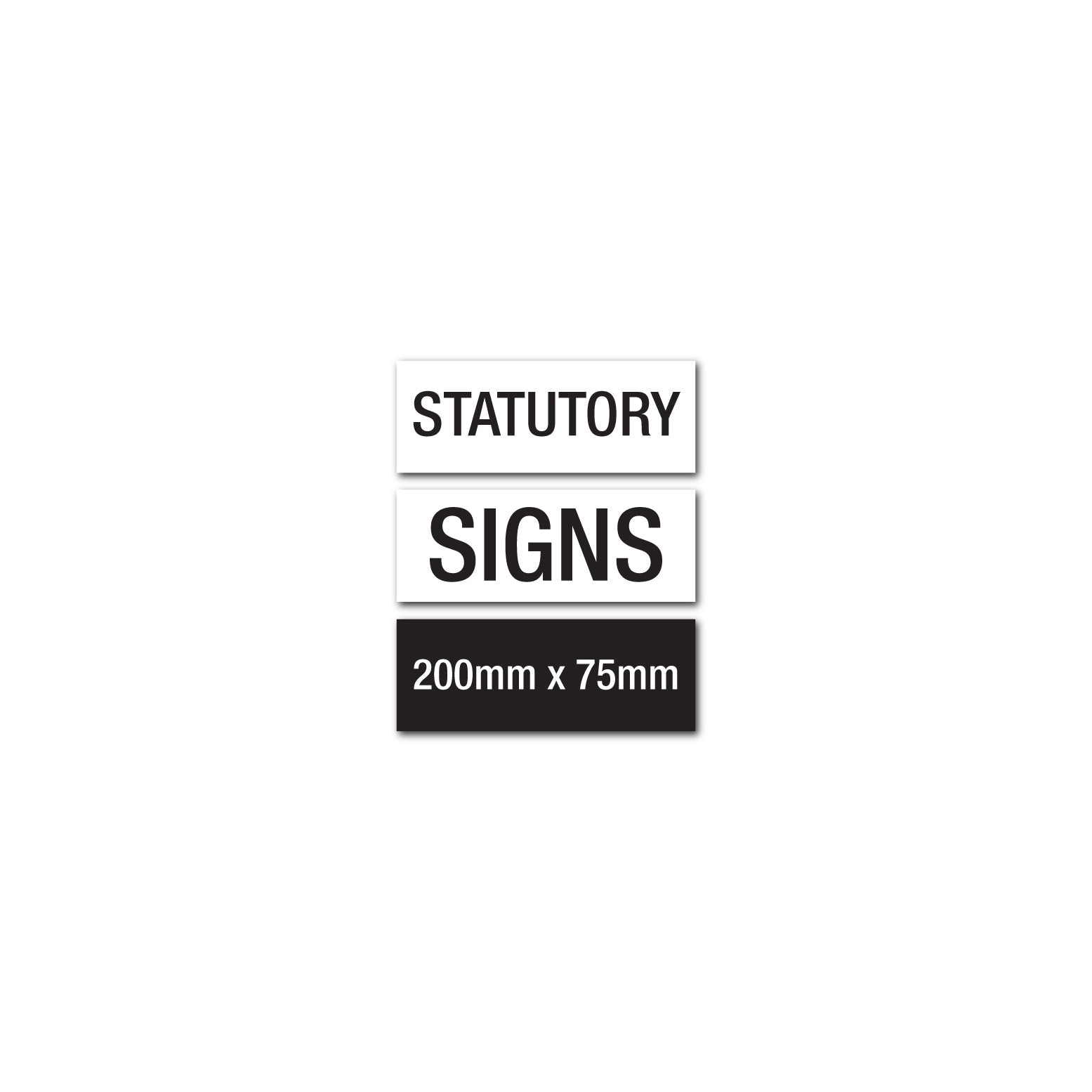 Statutory Signage | Custom Statutory Signage – New Signs