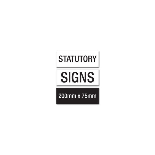 Ats Statutory Sign Statutory Signage Collections – New Signs