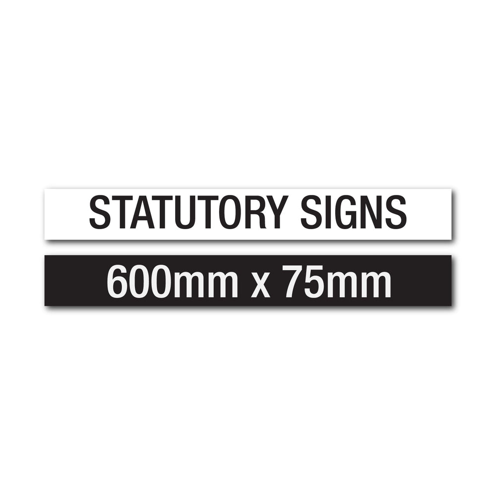 Ats Statutory Sign Statutory Signage | Custom Statutory Signage – New Signs