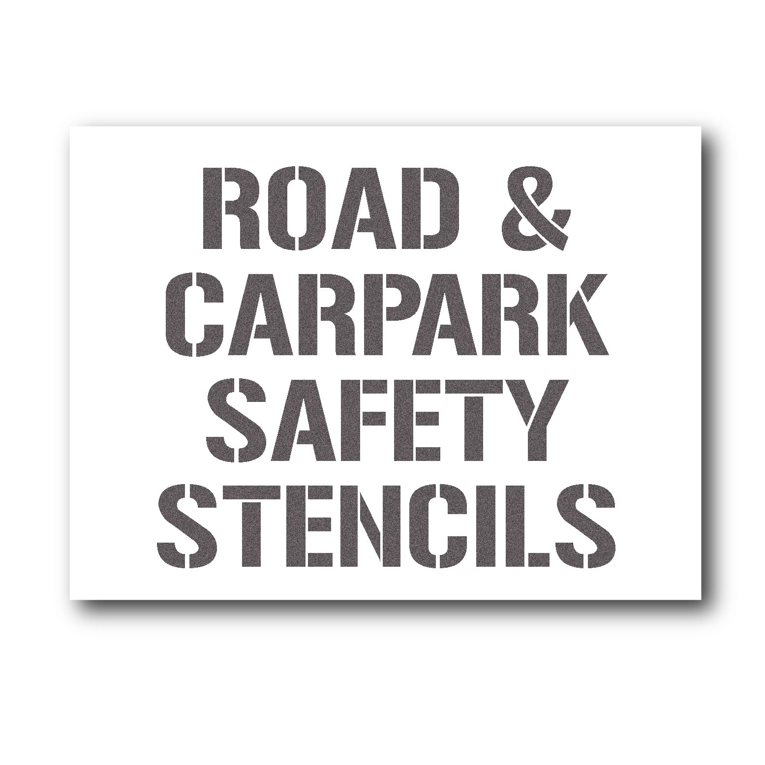 Stencil Sign - Road and Car Park Stencils – New Signs