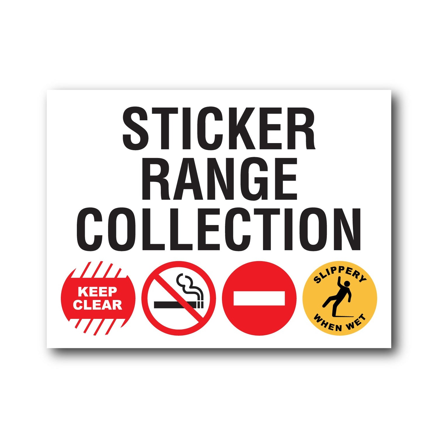 Sticker Range Collection - New Signs